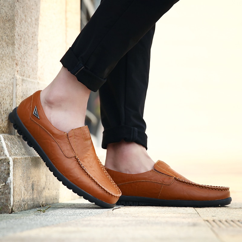 Men's Genuine Leather Casual Moccasins - Image 6