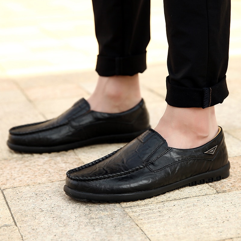 Men's Genuine Leather Casual Moccasins - Image 7